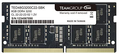 TEAMGROUP S/O 8GB DDR4 PC 3200 Team Elite Retail TED48G3200C22-S01