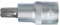 KS Tools 911.4552 Bit-Stecknuss für RIBE®-Schrauben, M16, Länge 55 mm
