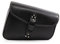 evomosa Motorrad Seitentasche Pu Leder Satteltaschen Schwarz Werkzeugtasche (Rechte Seite)