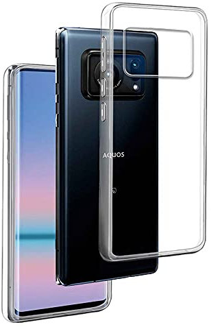 Transparent Silikonhülle TPU für Sharp AQUOS R6, Handyhülle Premium Kratzfest TPU Durchsichtige Schutzhülle, Ultradünne 0,33 mm