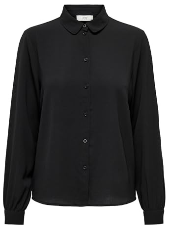 ONLY Damen Jdybrooke L/S Shirt WVN Noos Bluse, Schwarz, 32