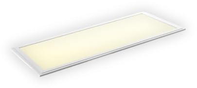 ENOVALITE LED Panel 120x30 cm - 36W 3000K Warmweiß 3600lm flimmerfrei - flache Einbauleuchte für Rasterdecke - LED Deckenleuchte Rasterleuchte Paneele - mit 230V Marken-Netzteil - 1200x300x0,9mm