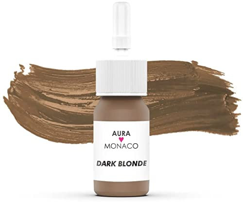 AURA Monaco Permanent Make Up Farbe PMU Farbe Microblading Farbe Powder Brows Pigment REACH-konform dermatologisch getestet made in DE Dark Blonde Augenbrauen Farbe Tattoo Farbe