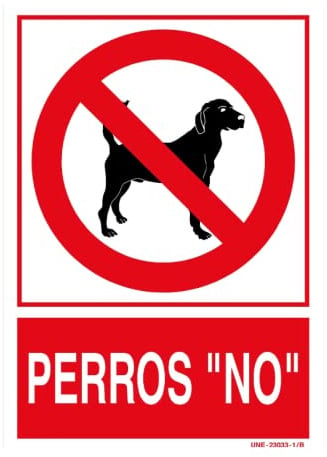 Schild/Hundeschild 30 x 21 cm