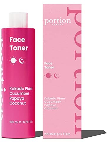 PORTION Face Toner - 200ml - Toner Gesicht für Gesichtsreinigung, Beruhigendes Gesichtswasser, 100% Vegan, wasserbasiert