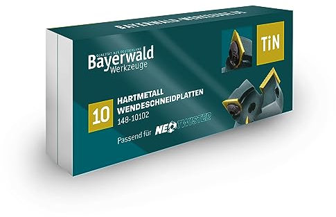 Bayerwald NeoTwister Planfräser - 10x Ersatzmesser für Ø35 mm