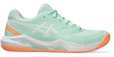 ASICS Damen Gel-Dedicate 8 Padel Sneaker, Mint Tint White, 43.5 EU