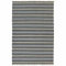 Knutzen Wohnen Kelim Teppich 80 x 150 Flensburg - Fransen Teppich Wolle Natur - Handgewebt und beidseitig verwendbar - Ideale Wohndekoration für jeden Wohnraum