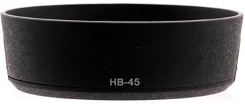 for Nikon AF-S DX 18–55 mm F/3,5–5,6 G VR, Kunststoff-Bajonett-Gegenlichtblende, Ersatz for HB-45