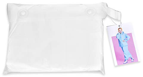 Imperméable, Pantalon de Pluie Transparent Unisexe à la Mode pour Les Femmes et Les Hommes, imperméable Transparent et Portable pour Les activités de Plein air (L)