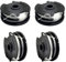luolety Bobine de fil de rechange pour débroussailleuse Parkside PRTA 20 Li C3 IAN351753 - 8,3 m de long et 1,65 mm de diamètre - 4 bobines