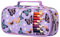 Choco Mocha Federmäppchen Mädchen - Federmappe, Federmäppchen Kinder, Schulmäppchen & Federtasche - Große Federtasche mit Fächern für Mädchen, Kinder & Jungen, Lila Schmetterling