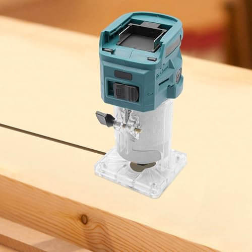 Set fresatrice professionale a batteria, 550 – 600 W, 28000 giri/min, fresatrice per bordi per la lavorazione del legno, fresatrice compatta per la lavorazione del legno, lavorazione di mobili,