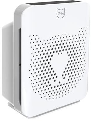 Furgo Pet Air Purifier for Home Large Room, 2-in-1 HEPA Air Filter Remove 99.5% of Pet Hair, Odor, Smoke, Dust, Pollen, Smart Air Quality Sensor,Ultra-Quiet Air Purifier for Bedroom Allergies, White