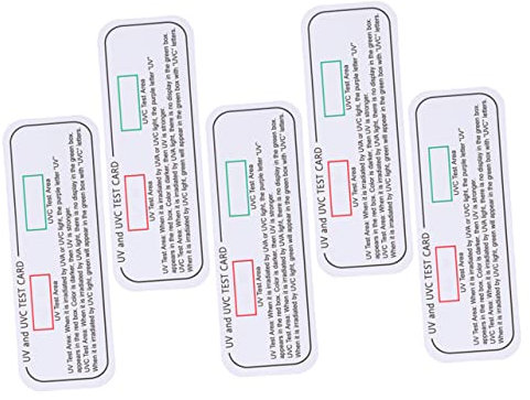 OUNONA Identifikationswerkzeuge 5 Stück - Testkarten Teststreifen Für Boxtests
