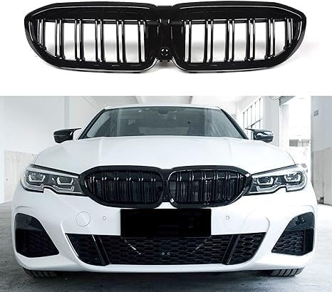 OWNA Auto Front Kühlergrille für BMW 3 Series G20 G21 2019-2022, Dauerhaft Wasserdicht Frontstoßstange Vorne Grill Abdeckung Autoteile