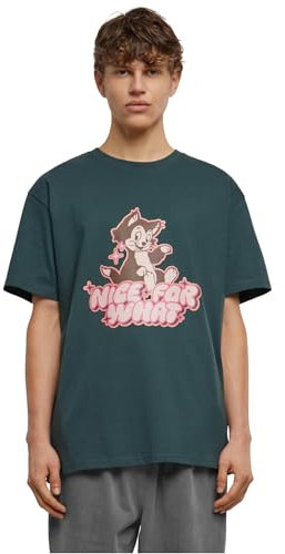 MT Upscale Mt3013-nice for What Heavy Oversize Tee T-Shirt, Verde Bottiglia, M Uomo