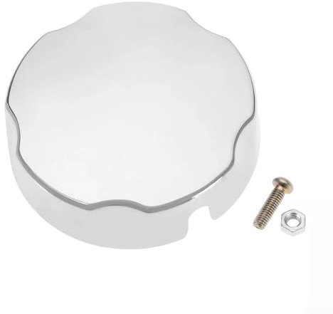 Bouton de commande de baignoire chromé avec forme ronde classique pour trop-plein d'eau dans votre salle de bain