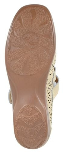 Boulevard L641BE-5 Womens Leather Shoe Beige Size 5