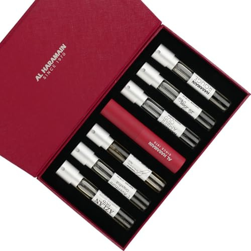 Al Haramain Special Collection Discovery Set x6 10ml | Women Eau de Perfume Spray | Perfume Gift Set for Women | Mini Travel Size Fragrance set