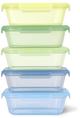 Ello Snap & Nest 4,5 Tassen Kunststoff Meal Prep Set, 10-teilig