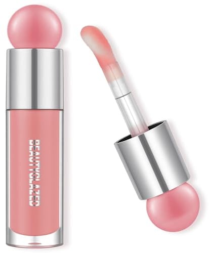 ALIIP Lipgloss, Plumping Gloss Pflegender Lipgloss, Öl Jelly Lippenstift Feuchtigkeitsspendend, Durchscheinende Farbe, Glänzender Lippenbooster, #105