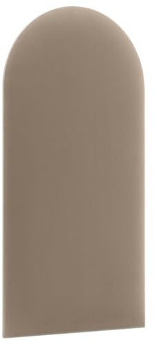murando - Bettkopfteil Oval Samt, 80x30 cm, Schlafzimmer, gepolstert | Gepolstertes Wandkissen, einfache Montage, ideal fürs Schlafzimmer, weicher Bezug, pflegeleicht, dekorativ, langlebig, modern