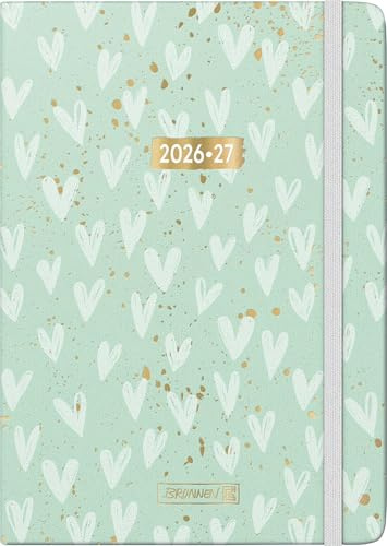 Schülerkalender 2026/2027 Hearts | A5, Textil