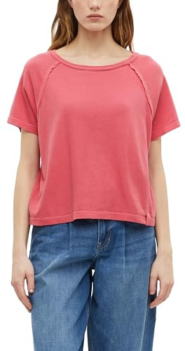 s.Oliver T-Shirt mit Garment Dye und offenen Kanten