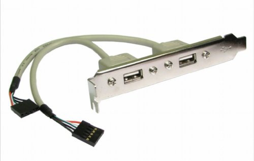 kenable USB 2.0 Backplate 2 port Motherboard Extender 2 x 5 pin