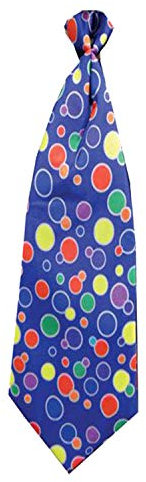 Dress Up America Clown-Krawatte (blau) Für Kinder, gelb, einheitsgröße