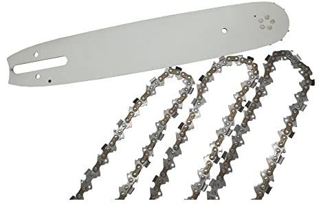 Fritz Krug GmbH Profi C Sägeketten 3/8P1.3-50 (3 Stück) +Führungsschiene -Schwert Typ 08 35 cm