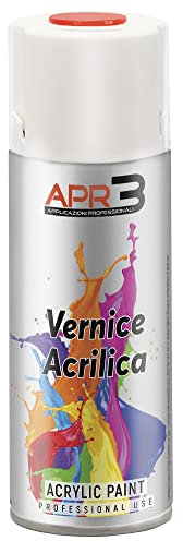 APR3 - S4002009 Vernis peinture Acrylique Multi-Usage, Couleur Orange Trafic RAL 2009, Aérosol En Fer-Blanc Recyclable de 400 ml