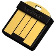 Yubico - YubiKey 5 Nano - Sicherheitsschlüssel für Zwei-Faktor-Authentifizierung (2FA), Anschluss über USB-A, kompakte Größe - FIDO-zertifiziert