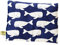 Kräuterkissen Schlafkissen Erkältung Kräuter Miniblings 23x17cm Wale Blau Weiß