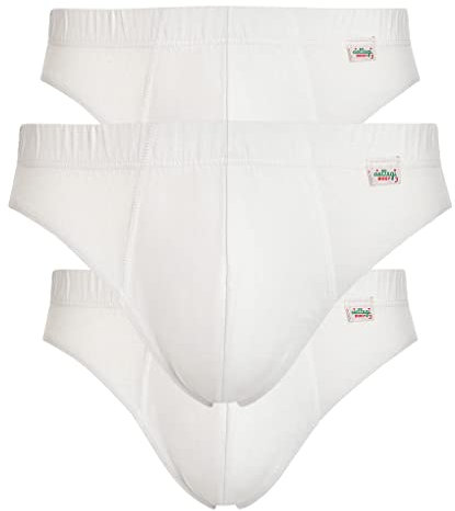 3 Pezzi Slip Uomo in Cotone Filo di Scozia Mutande di Alta qualità - Modello E Misura A Scelta Anche Taglie CALIBRATE PROMOZIONE Disponibile (XL, Eros)