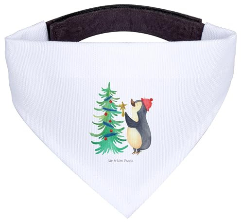 Mr. & Mrs. Panda Hundehalstuch S Pinguin Weihnachtsbaum - Geschenk, Heiligabend, Winter, Weihnachten, klein, Nikolaus, kleine Hunde