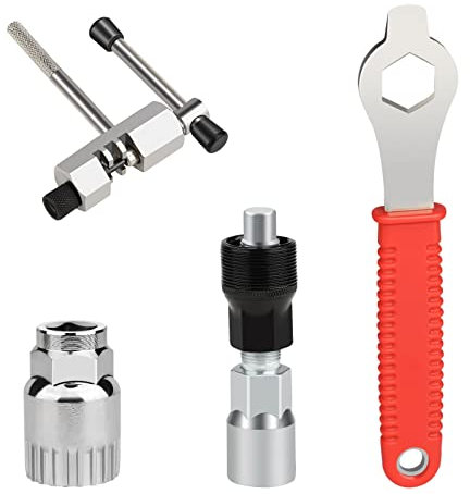 drado Fahrrad Kurbelabzieher und Tretlager Werkzeug, Fahrrad Crank Extractor Set, Fahrrad Werkzeug Set, Kurbelabzieher Fahrrad Schraubenschlüssel