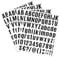 Buchstaben Aufkleber Selbstklebend Schwarz Klebebuchstaben, 10 Blatt Selbstklebende Buchstaben Nummern Sticker zum Aufkleben 1 Zoll