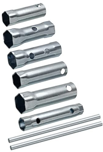 sourcing map 6 Pcs Ignition Spark Plug Spanner Set Dual-Ended Wrench Socket
