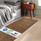 KARAT Bettvorleger Barcelona - Shaggy Bettumrandung - Teppich Läufer für Schlafzimmer Wohnzimmer - Flauschiger Teppichläufer (80 x 200 cm, Hellbraun)