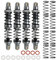 RXZIXYL Metall 70mm 80mm 90mm 100mm 110mm 120mm Stoßdämpfer Öldämpfer für 1/10 RC Crawler Auto Axial SCX10 AXI03007 RBX10 D90 TRX4 (Black 80mm)