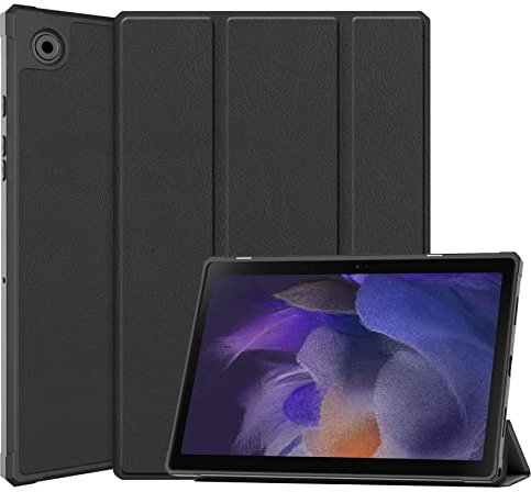 CANIAN Schutzhülle für das 10,5-Zoll-Tablet 2021/2022 von Samsung Galaxy Tab A8(SM-X205N/X200N) - Smart Stent Schutzhülle mit automatischem Sleep Wake(Black)