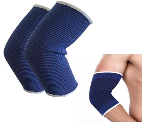 HXLJHALG 2Pcs Elbow Compression Sleeve for Men & Women, Highly Elastic Elbow Support Elbow Brace Elbow Support Strap for Tendonitis,Cramp Relief, Varicose Vein, Running