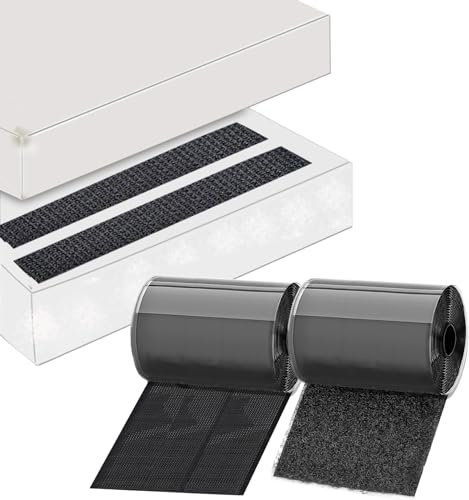 TEUVO 15cm(6) X 2m Feltro Adesivo Forte per Mantiene Cuscini del Divano in Posizione, Feltro Rotolo Nastro Largo Striscia Fascia Adesivo per Tessuto Magnetico Autoadesivo per la Casa e l'ufficio