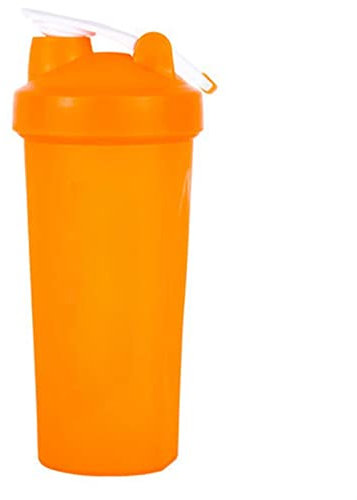 GraSky Bouteille shaker de sport en plastique portable d'extérieur 400ML - Orange