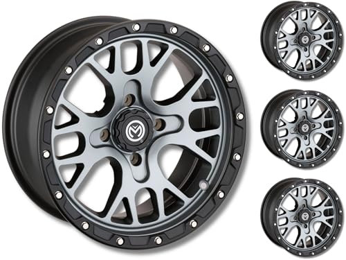 Moose Utility Felgensatz Felgen 545X Wheels - schwarz grau 14 Zoll - Cfmoto Cforce 850 1000