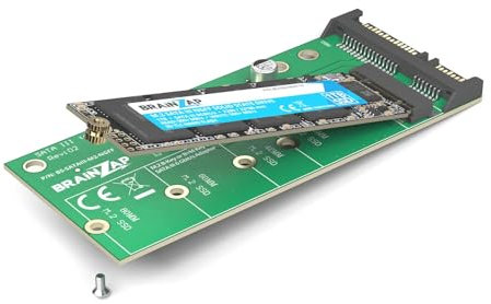 BRAINZAP M.2 M2 NGFF auf 2,5 Zoll SATA 3 III Konverter Adapter Karte 2230 2242 2260 2280 für B, M+B, B+M Key