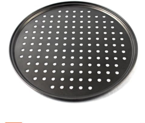 Tutoy Antihaft-Pizzateller, gestanzt, massiver Boden, Grillplatte für Pizza