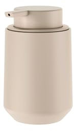 COSMIC Saona Dispenser di sapone da bagno dal design elegante realizzato in resina. Dosatore da piano per WC e cucina a tocco morbido. Accessorio ricaricabile da 350 ml in Color Sand